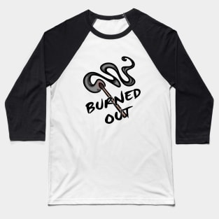 Burned Out Baseball T-Shirt